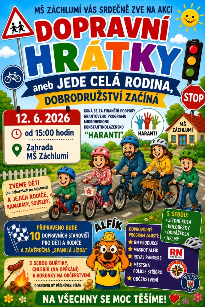 Dopravní hrátky, aneb jede celá rodina, dobrodružství začíná